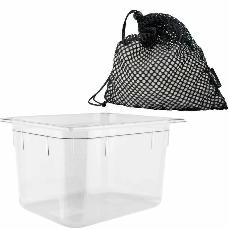 Sous vide bak met isolatie pakket