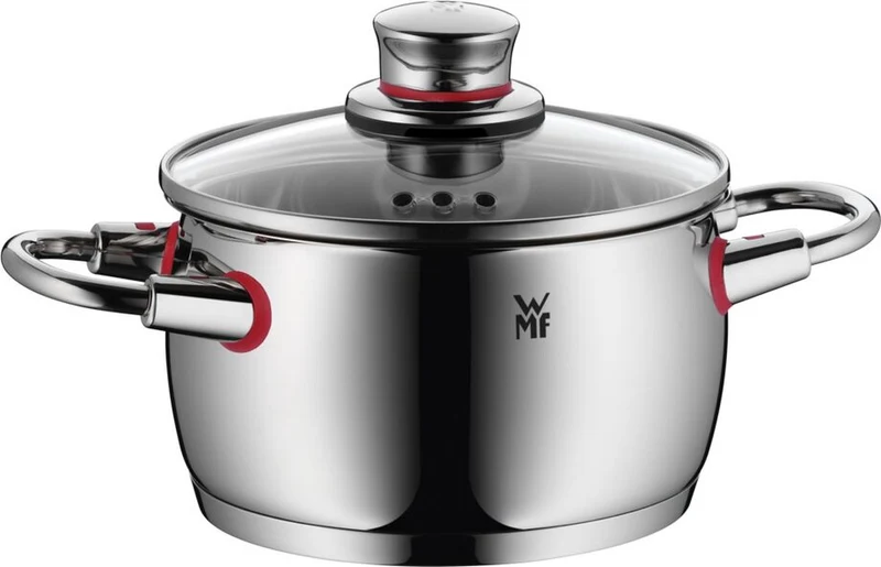 WMF Quality One Topfset – Edelstahl – 5-teilig – Stielkasserolle ø 16, 20, 20 und 24 cm sowie Stielkasserolle ø 16 cm