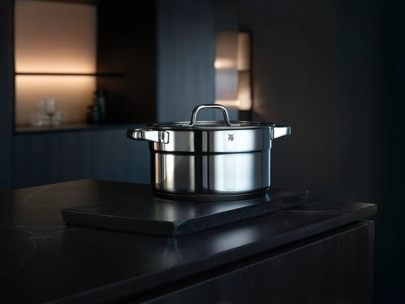 WMF Topfset Compact Cuisine - 5-teilig - Inklusive GRATIS Cookinglife Kochgeschirr Set - Kochtopf ø 16, 16, 20 und 20 cm sowie Stielkasserolle ø 14 cm