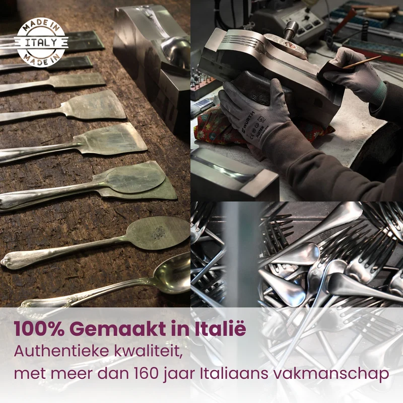 Sambonet Besteckset Flat - Edelstahl - 24-teilig / 6 Personen
