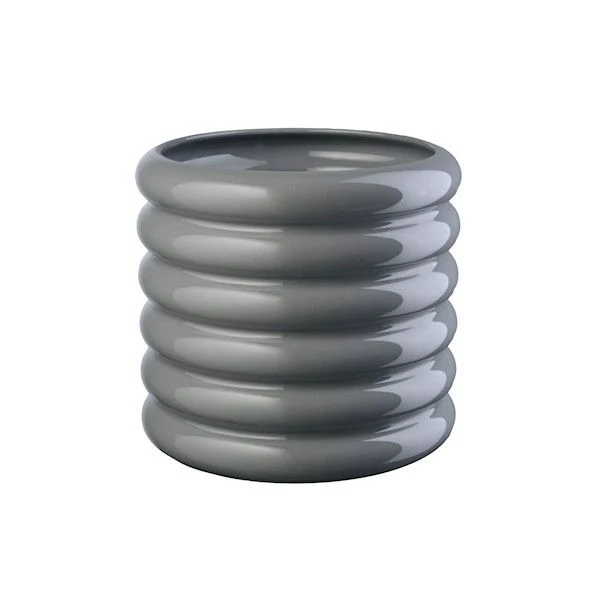 ASA Selection "loopy" Übertopf cool gray 23cm