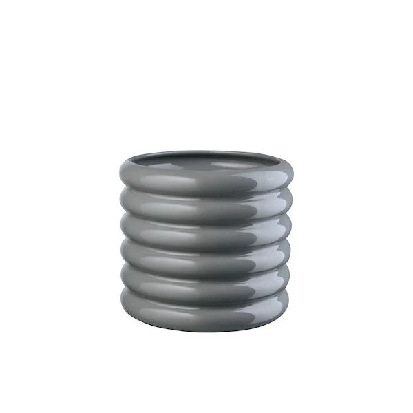 ASA Selection "loopy" Übertopf cool gray 19cm
