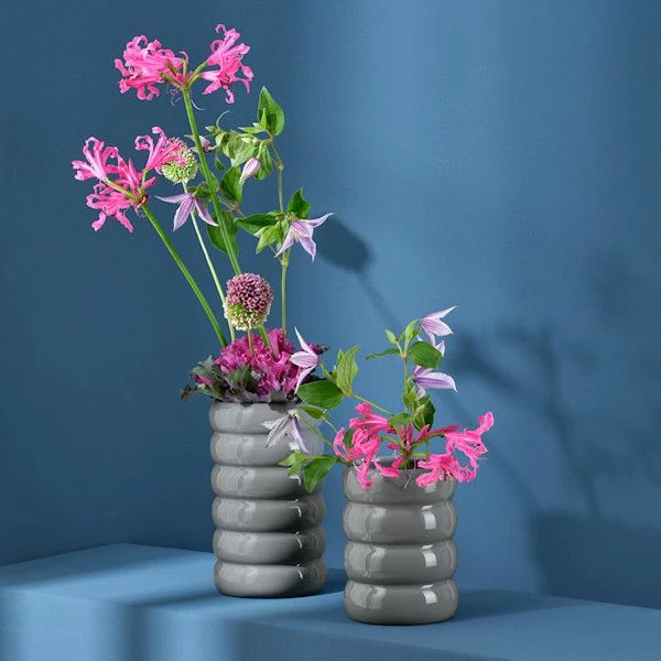 ASA Selection "loopy" Vase cool gray 21cm