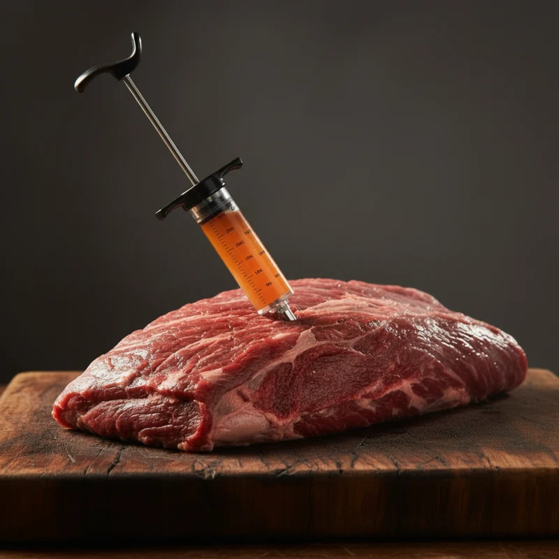 Cookinglife Pulled Pork Set BBQ-Kit 5-Teilig - Fire & Flavour - Fleischkrallen, Injector & Rub