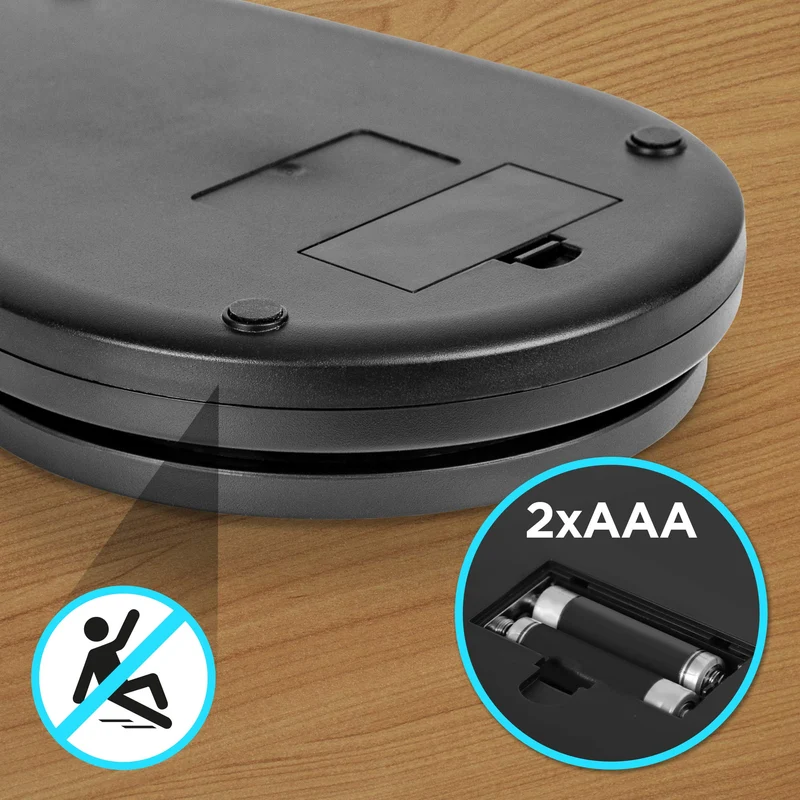 Duronic KS5000 BK/SS Küchenwaage | 5 kg Digitalwaage oval mit 2,5 L abnehmbarer Schüssel | 1 g grammgenau Präzision-Feinwaage | Haushaltswaage mit Tara-Funktion | Digitale Waage mit Hold-Funktion