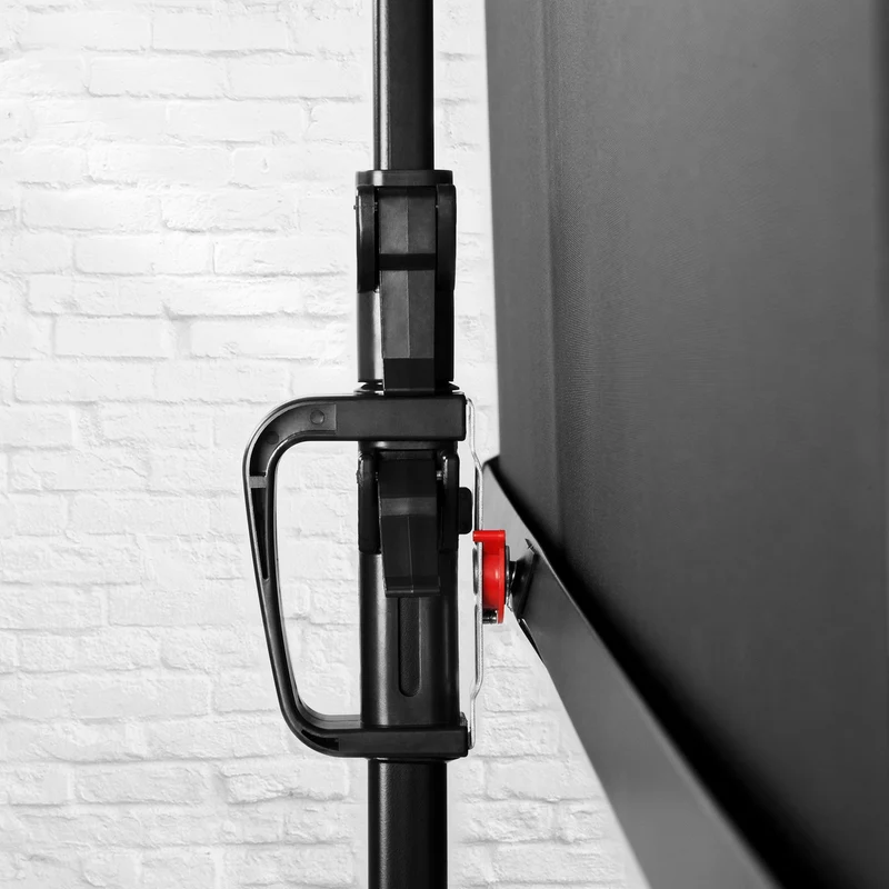 Duronic TPS50 Leinwand, 50" Stativleinwand, Stativ Beamerleinwand mit 102 x 76 cm Fläche im 4:3 Format, Heimkino mit 4K Full HD 3D, Projektorleinwand für Schule und Büro, Präsentationsleinwand