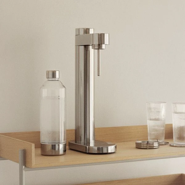 stelton Brus Wassersprudler Edelstahl