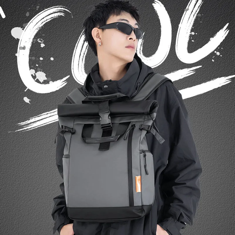 Roll-Top Wasserfest Reise-Rucksack Karnz