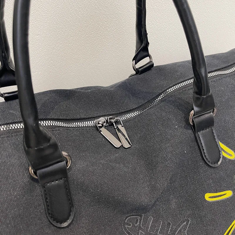 Verspielte Grafik Wochenend-Duffle-Tasche Karnz