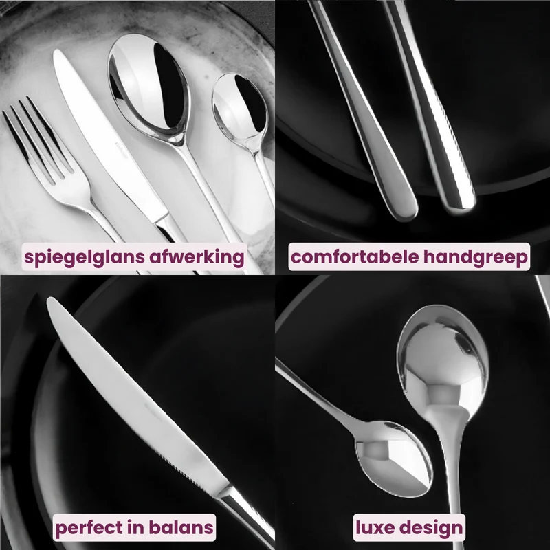 Sambonet Besteckset Taste - Gold - 24-teilig / 6 Personen