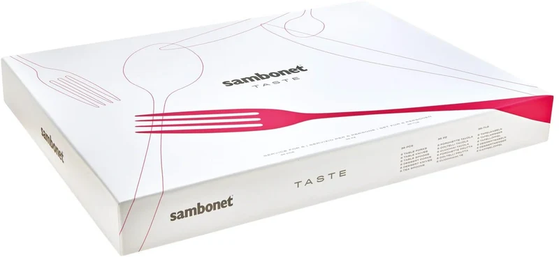 Sambonet Besteckset Taste - Schwarz - 36-teilig / 6 Personen