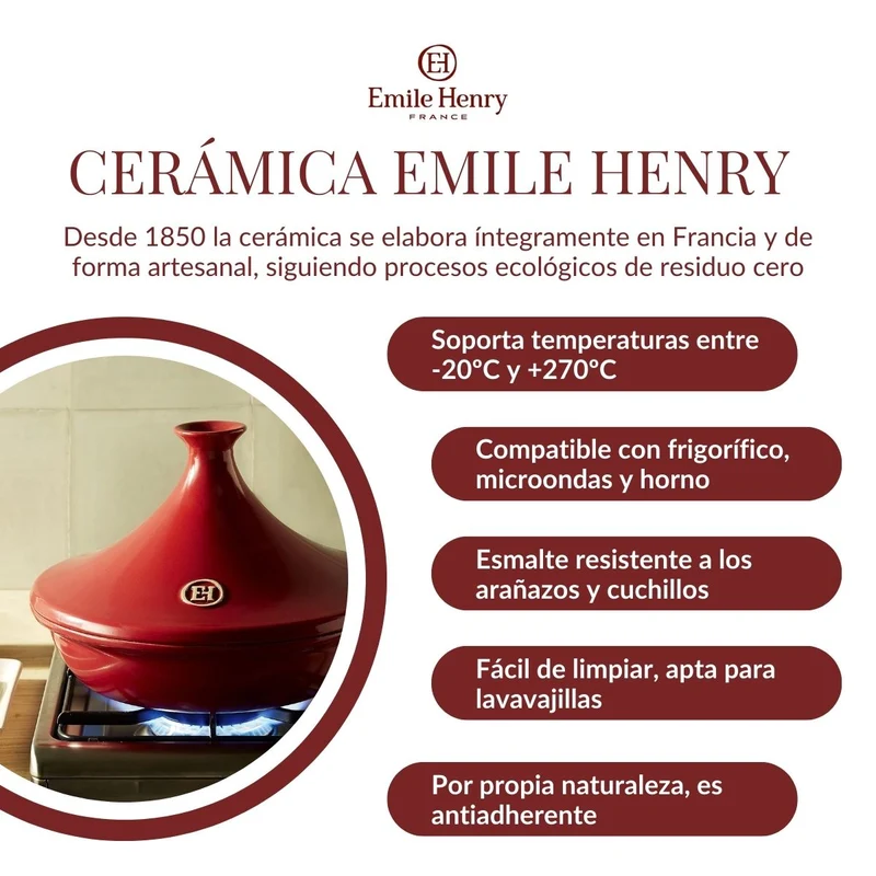Bote de utensilios cerámico Emile Henry