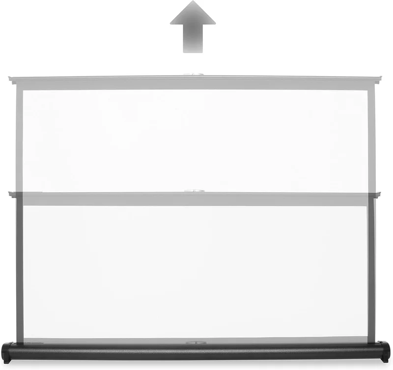 Duronic DPS40 4:3 Leinwand | 40 Zoll Mobile Beamerleinwand in Tragetasche mit 81 x 61 cm | 4:3 Heimkino mit 4K Full HD 3D | Gain 1.0 | Projektionsleinwand für Gaming, Büro, Präsentationen, Schulen