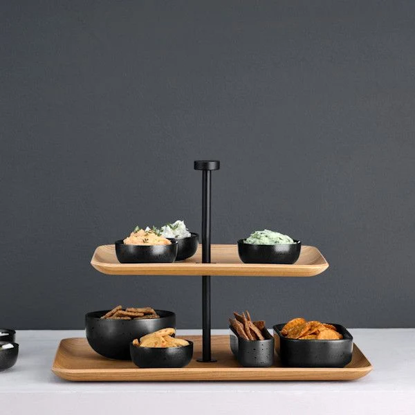 ASA Selection "wood" Etagere 2-stufig, rechteckig