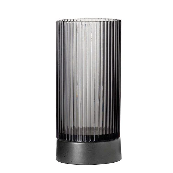 ASA Selection juna Windlicht mit Porzellanfuß 17,8cm, grey