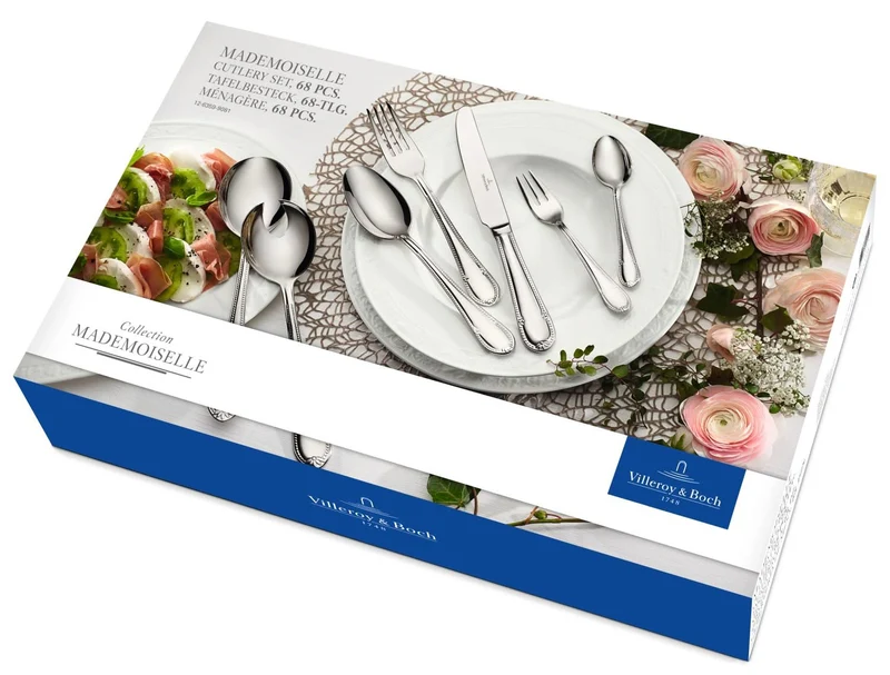 Villeroy & Boch Besteckset Mademoiselle - Edelstahl - 68-teilig / 12 Personen