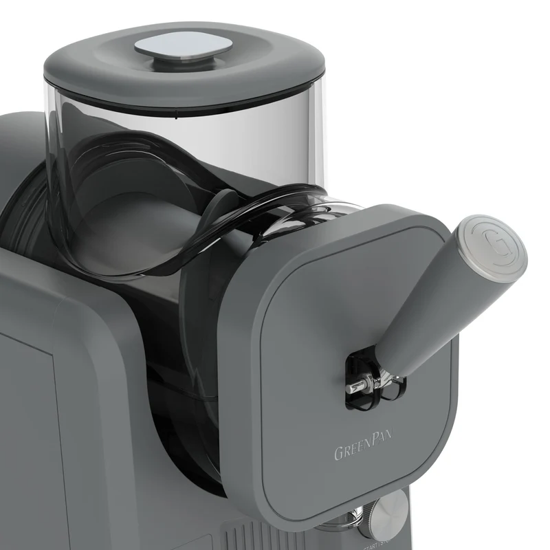 GreenPan Eismaschine Frost - Grau - Softeis, Speiseeis, Slushies, Milchshakes & Smoothies - 1.8 Liter