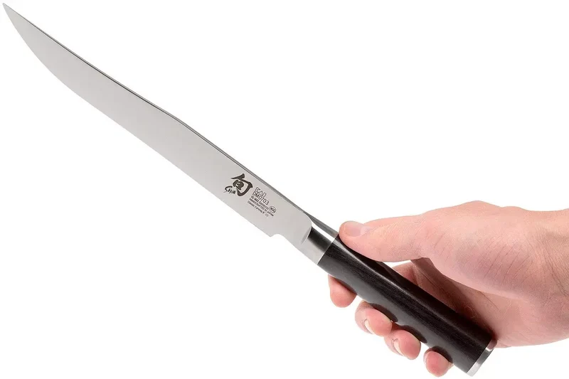 Kai Shun Classic Tranchierset - 32-lagiger Damaststahl - (Tranchiermesser + Tranchiergabel) - 2-teilig - DMS-200