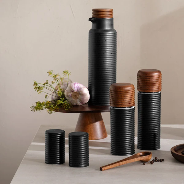 ASA Selection "kitchen'art" Pfeffer-/ Salzmühle, black