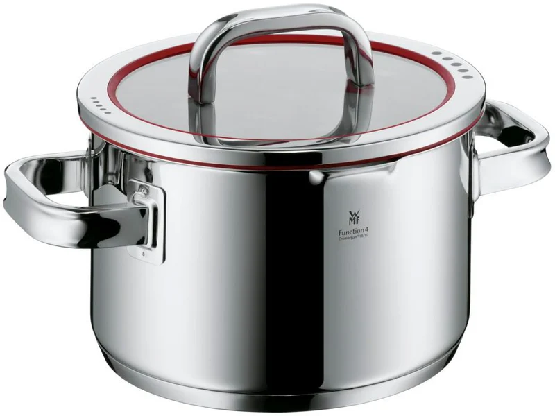 WMF Topfset Function 4 – Edelstahl – 5-teilig – Stielkasserolle ø 16, 20, 20 und 24 cm sowie Stielkasserolle ø 16 cm