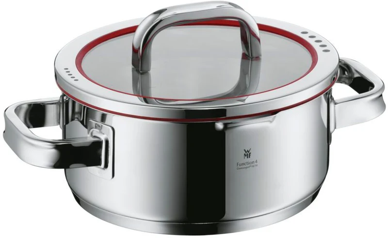 WMF Topfset Function 4 – Edelstahl – 5-teilig – Stielkasserolle ø 16, 20, 20 und 24 cm sowie Stielkasserolle ø 16 cm
