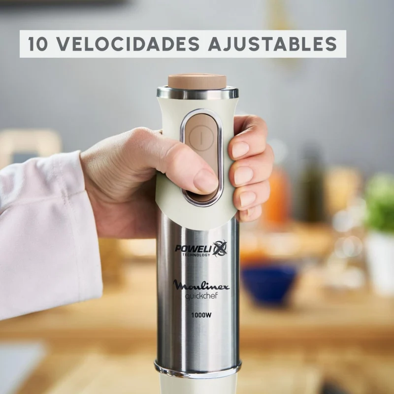 Batidora de mano 3 en 1 Quickchef Moulinex