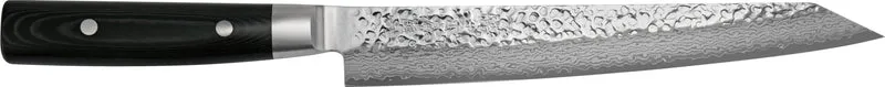 Yaxell Zen Fleischmesser 23 cm – 37-lagiger Damaststahl – Griff aus Canvas-Micarta