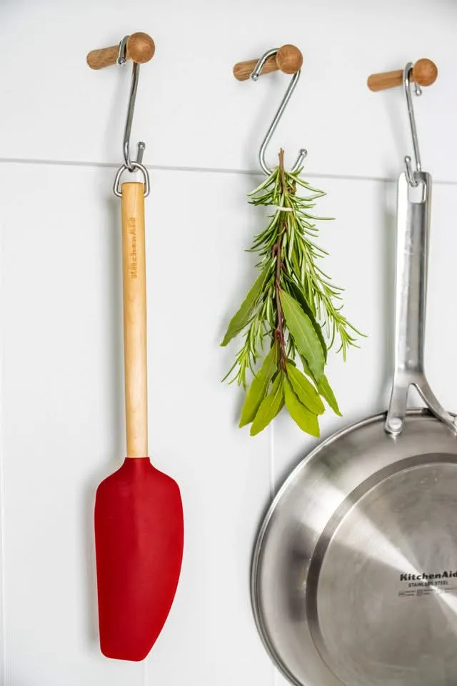 KitchenAid Spatel Core Kaiserrot Birkenholz 35 cm - Pfannenwender Antihaft