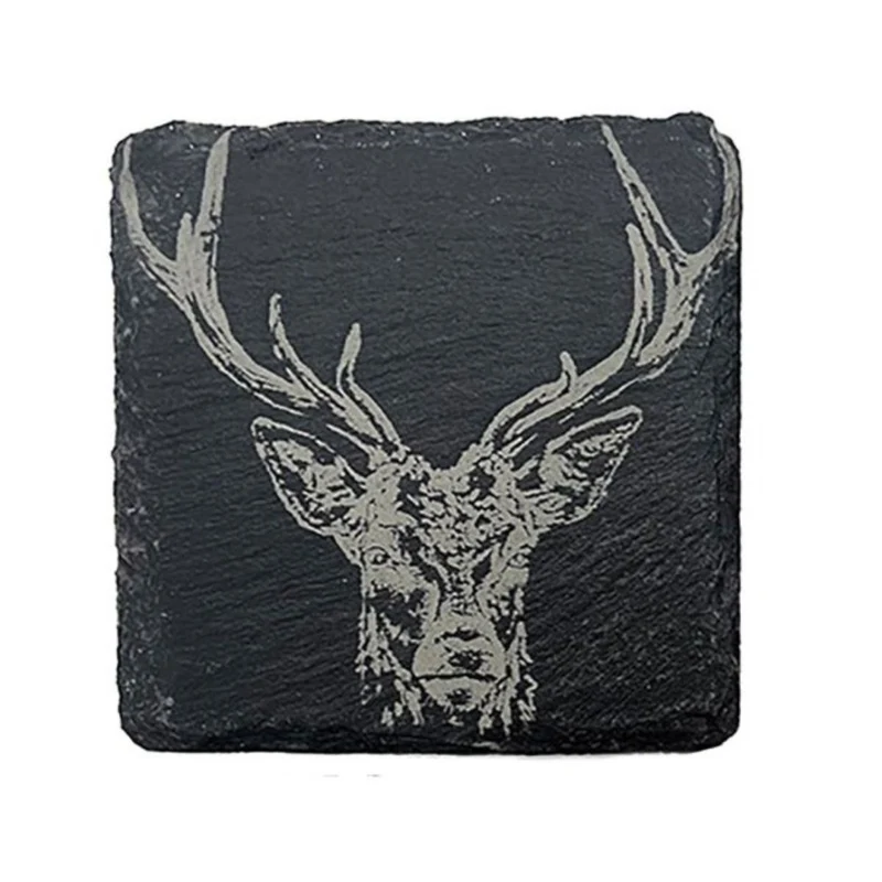 Posavasos individuales de pizarra Selbrae