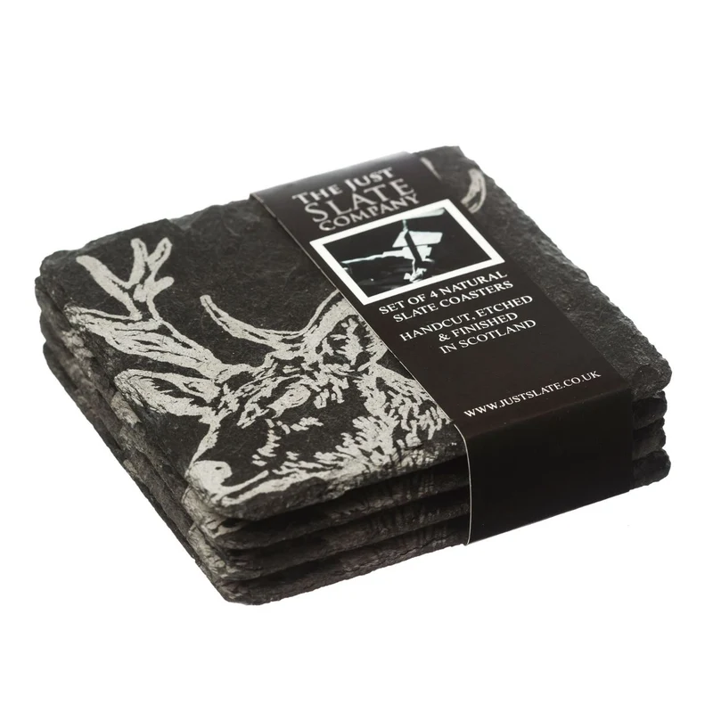Posavasos individuales de pizarra Selbrae