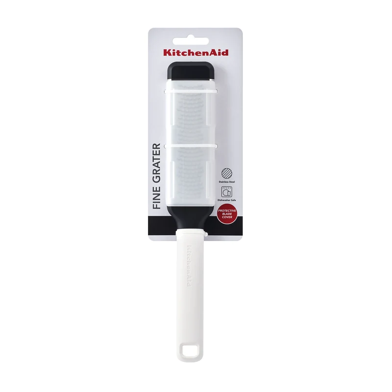KitchenAid Reibe Feine Classic Porzellanweiß Kunststoff/Edelstahl 29cm - Raspel