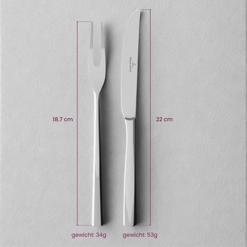 Villeroy & Boch Steakset Piemont - 12-teilig
