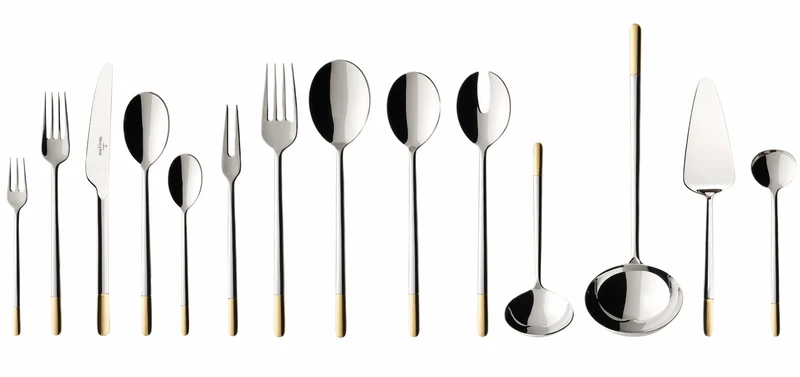 Villeroy & Boch Besteckset Ella - Vergoldet - 70-teilig