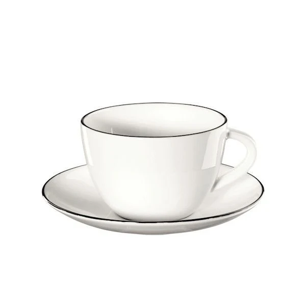 ASA Selection "à table ligne noire" Tee- und Kaffeetasse mit Unterer