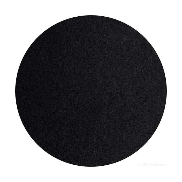 ASA Selection "table tops leder" Tischset schwarz rund