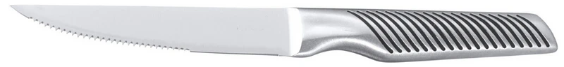 Cookinglife Fleischmesser Edelstahl 25 cm - Tranchiermesser - Silber/Schwarz