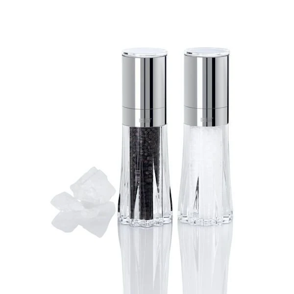 Adhoc Pfeffer- oder Salzmühle CRYSTAL klar