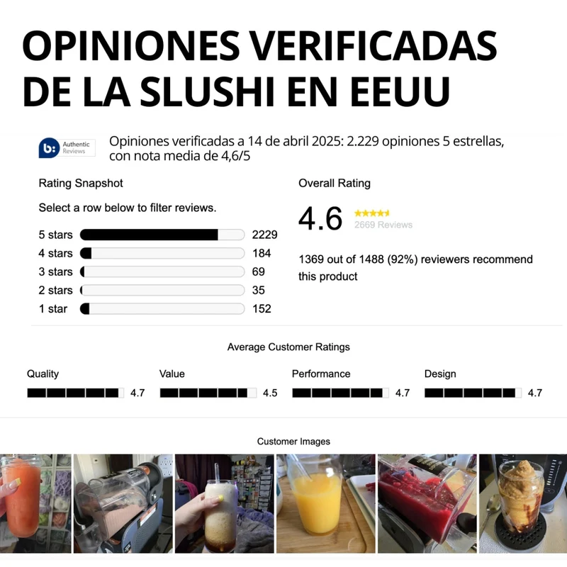 Ninja Slushi: Máquina de granizados y bebidas heladas