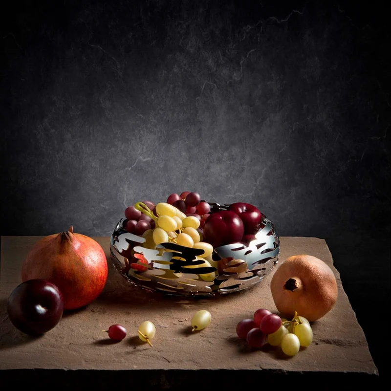Cesta de acero inoxidable Barknest Alessi