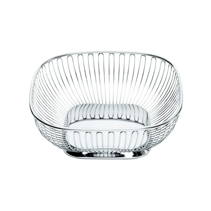 Cesto cuadrado de alambre Alessi