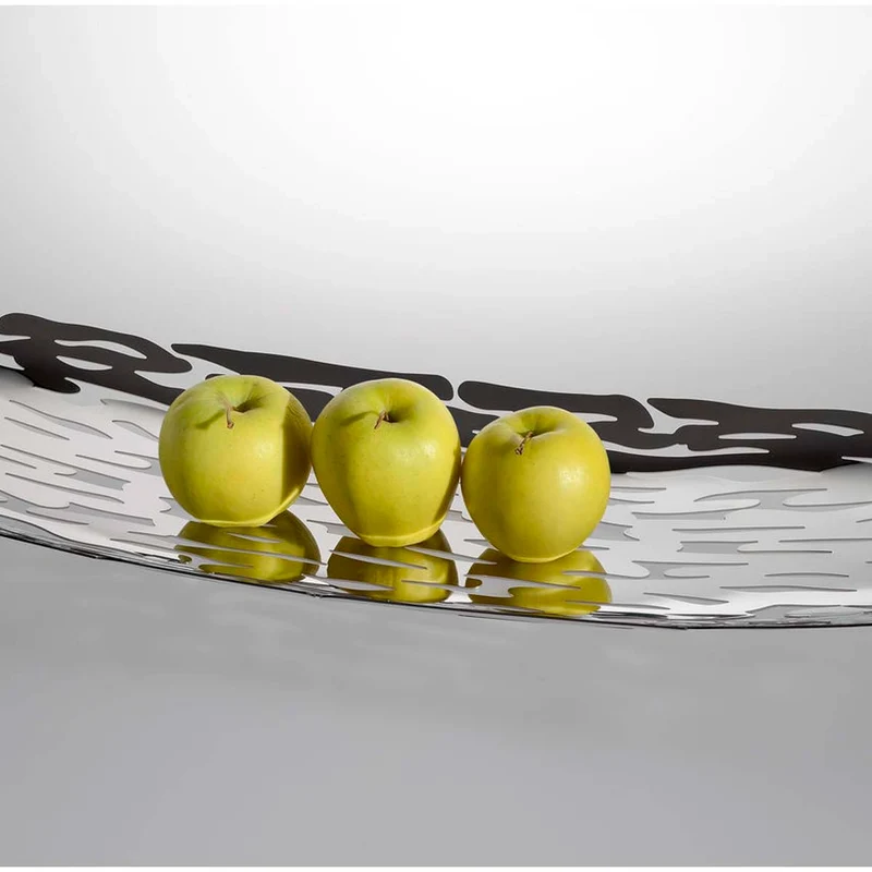 Centro de mesa de acero inoxidable Bark Alessi