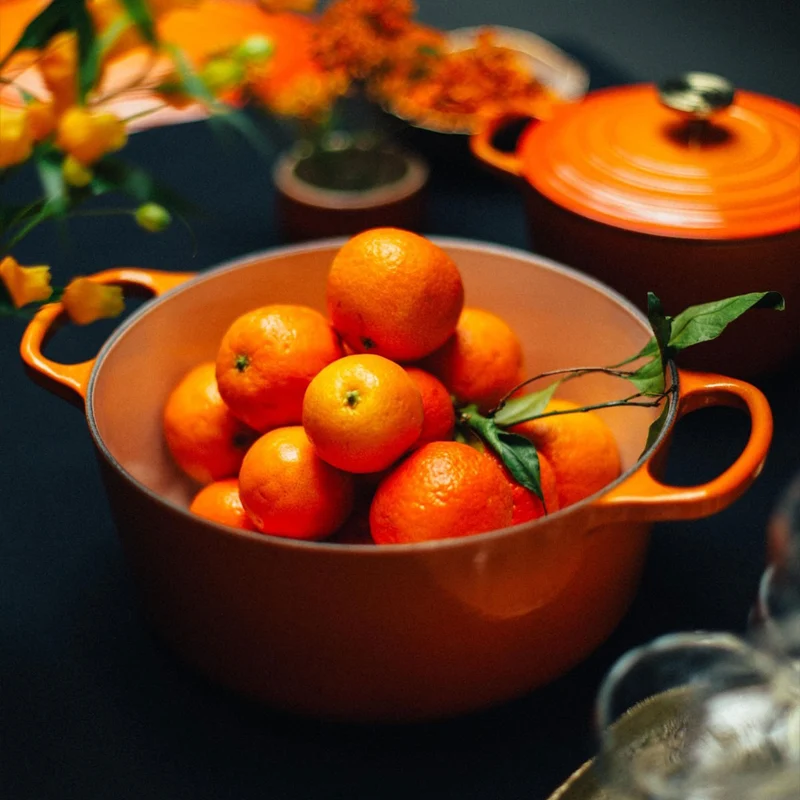 Cocotte Flamme Dorée redonda Ed. Especial Centenario Le Creuset