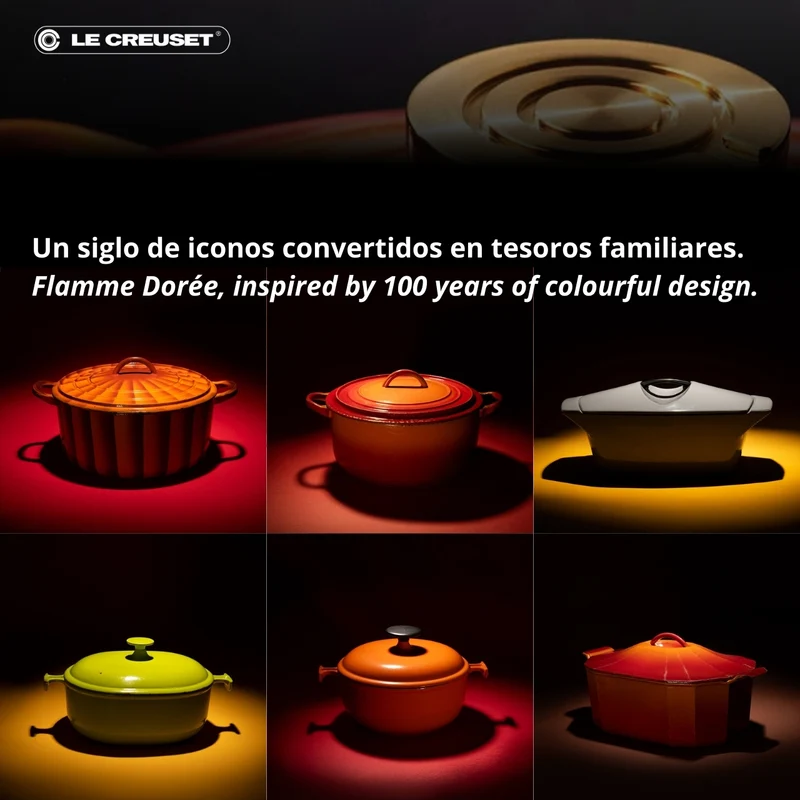 Cocotte oval de hierro ¡Edición Especial Centenario! Le Creuset