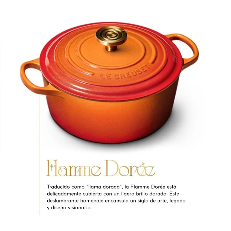 Cocotte oval de hierro ¡Edición Especial Centenario! Le Creuset