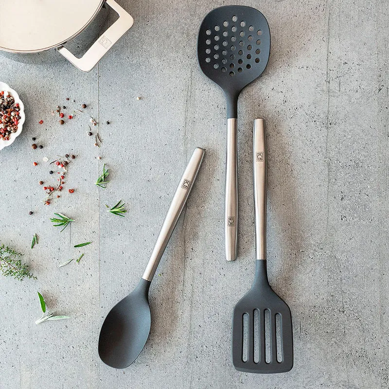 Set de 5 utensilios con bote Signature Bra