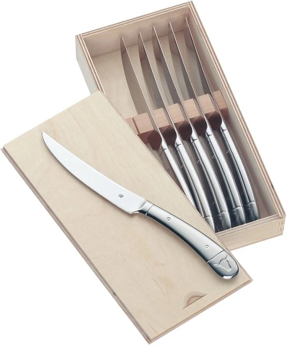 WMF Steakmesser 6-teilig - Inklusive GRATIS Cookinglife Pfeffer- und Salzmahlerset