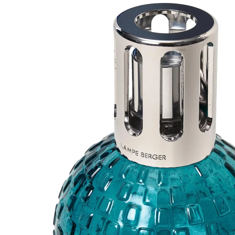 Maison Berger Geschenkset Duftlampe Glas 250 ml - Duft Cozy Musk - Disco Grün