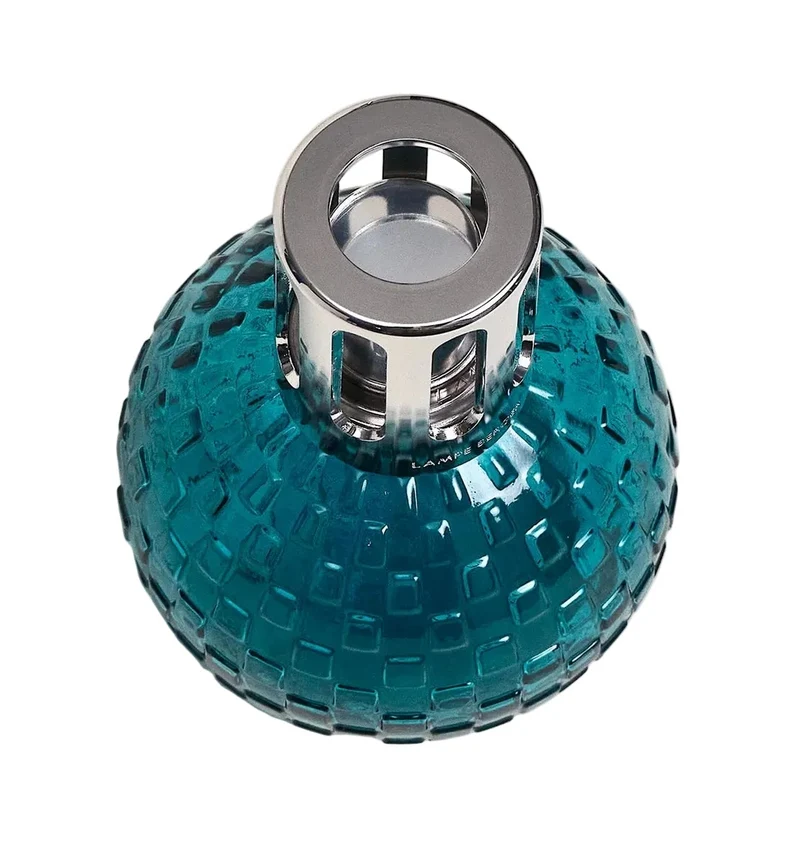 Maison Berger Geschenkset Duftlampe Glas 250 ml - Duft Cozy Musk - Disco Grün
