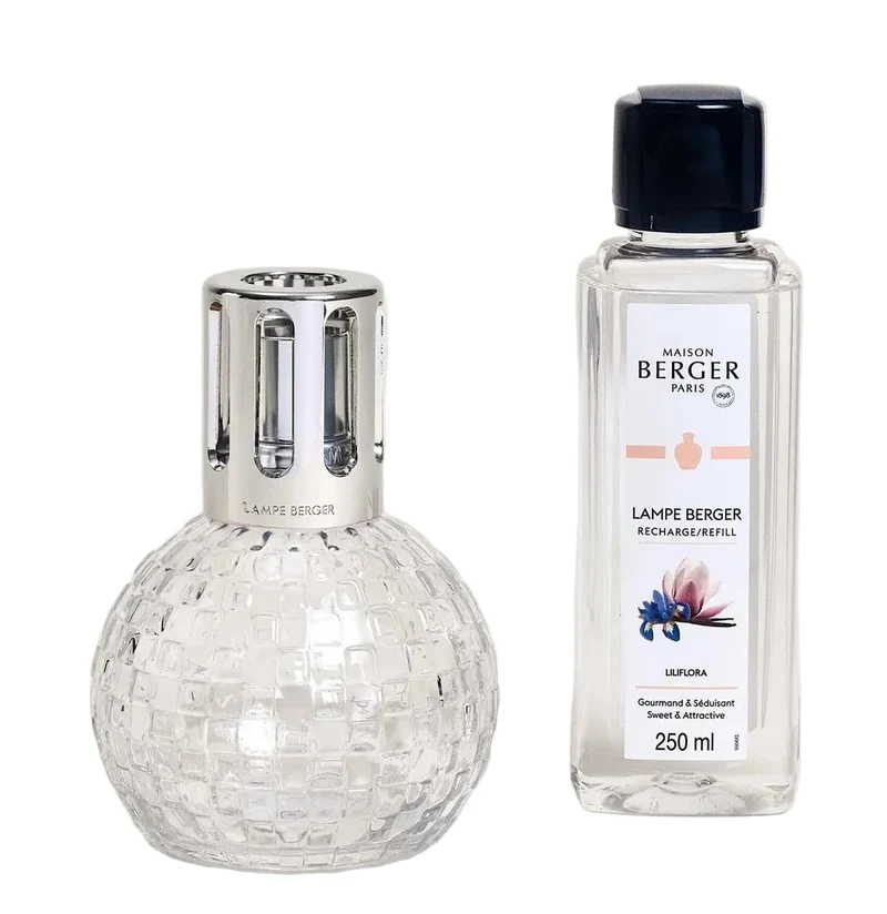 Maison Berger Duftset Glas 250 ml - Liliflora - Disco Transparent
