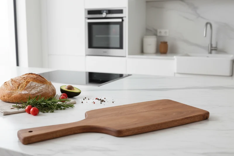 Cookinglife Schneidebrett / Servierbrett Akazienholz 42 x 17 cm - Holzbrett zum Schneiden und Servieren